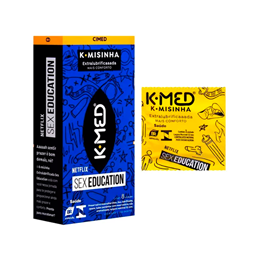 Preservativo Extra Lubrificado - K-Med Edição Sex Education K.Misinha | 8 unidades