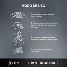 Preservativo Lubrificado Extra Fino que Proporciona a Sensação de Não Estar Usando Nada - Jontex Sensitive | Leve 8 pague 7