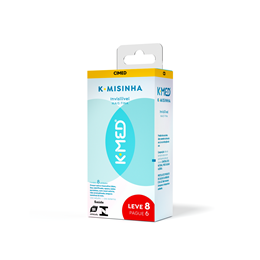 Preservativo Lubrificado Mais Fina - K-Med K.misinha Invisível | 8 Unidades
