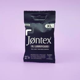 Preservativo Lubrificado Mais Largo - Jontex XL Lubrificado | 3 unidades