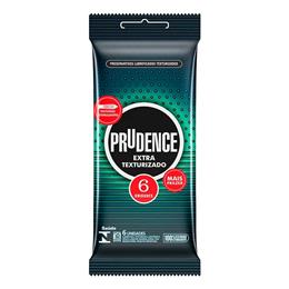 Preservativo com Texturas Estimulantes - Prudence Extra Texturizado | 6 Unidades