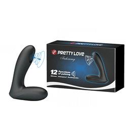 Estimulador de Próstata e Períneo em Silicone com 12 Modos de Pulsação Recarregáveis via Cabo USB - Pretty Love Archenemy | 8,8 x 3,2 cm