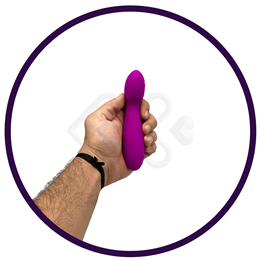 Vibrador Estimulador de Ponto G e Clitóris em Silicone com 30 Modos de Vibração e Carregamento via USB - Pretty Love Arvin | 9 x 3,1 cm