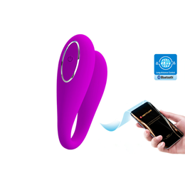 Vibrador para Casal Recarregável com 12 Modos de Vibração, Aplicativo e Resistente à Água - Pretty Love August | Disponível em 2 Cores