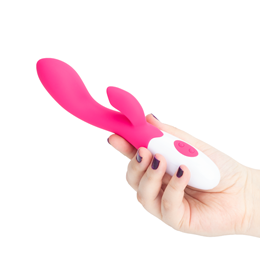 Vibrador Estimulador de Ponto G e Clitóris em Silicone com 30 Modos de Vibração - Pretty Love Brighty | 10,3 x 3,5 cm | Disponível em 2 Cores