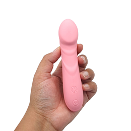 Vibrador de Ponto G com Glande, Feito em Silicone com 30 Modos de Vibrações e Recarregável - Pretty Love Candice | 10,2 x 3 cm