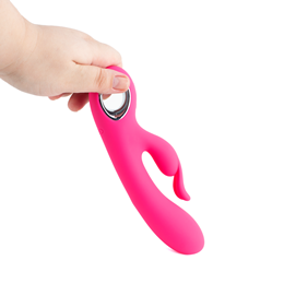 Vibrador Estimulador de Ponto G e Clitóris em Silicone com 7 Modos de Vibração e Carregamento via USB - Pretty Love Carina | 10,5 x 3,4 cm