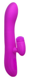 Foto 2 do produto Pretty Love Derrick - Vibrador de Ponto G Recarregável com Estimulador Clitoriano Rotativo com 4 Funções de Rotação e 7 Funções de Vibração - 20,5 x 3,5 cm