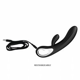 Foto 6 do produto Vibrador com Estimulador de Clítoris e Ponto G Recarregável com 12 Modos de Vibração - Pretty Love Elmer | Disponível em 2 Cores