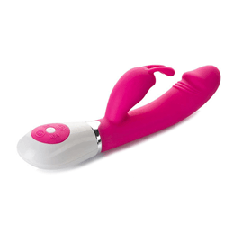 Foto 4 do produto Vibrador Estimulador de Ponto G e Clítoris em Forma de Coelho com 30 Níveis de Vibração - Pretty Love Gene | 9,8 x 3 cm | Disponível em 2 Cores