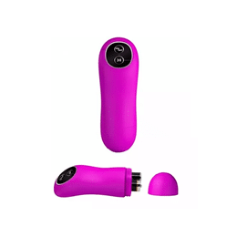 Foto 3 do produto Vibrador para Casais com 30 Níveis de Vibração, Controle Remoto sem Fio e Recarregável - Pretty Love Indulgence | 9 x 2,8 cm