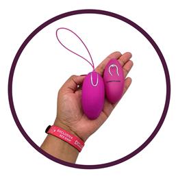 Cápsula Vibratória Recarregável com Controle Remoto e 12 Modos de Vibração - Pretty Love Jacqueline | 8 x 3,8 cm