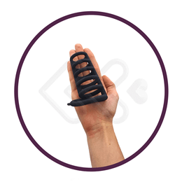 Anel Peniano Duplo para Pênis e Escroto em Silicone - Pretty Love Pennis Ring Rodrigo