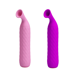 Estimulador de Clítoris em Silicone com 12 Modos de Sucção e Recarregável - Pretty Love Quentin | 14,7 x 2,8 cm | Disponível em 2 Cores