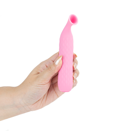 Estimulador de Clítoris em Silicone com 12 Modos de Sucção e Recarregável - Pretty Love Quentin | 14,7 x 2,8 cm | Disponível em 2 Cores