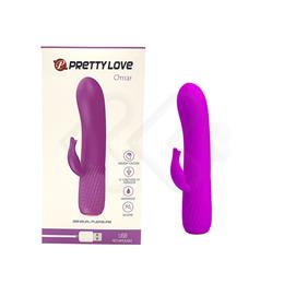 Vibrador Recarregável Estimulador de Clítoris com 12 Modos de Vibração e Função Memória - Pretty Love Tim | 15 x 2,9 cm | Disponível em 2 Cores