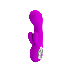 Vibrador Estimulador de Ponto G e Clítoris Recarregável com 7 Modos de Vibração - Pretty Love Valentine | 16,5 x 3,8 cm