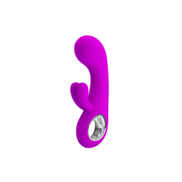 Foto 2 do produto Vibrador Estimulador de Ponto G e Clítoris Recarregável com 7 Modos de Vibração - Pretty Love Valentine | 16,5 x 3,8 cm