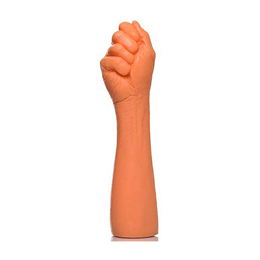 Prótese Realística em Formato de Braço com Punho Fechado em PVC Atóxico - Hand Fist | 35 x 7,8 cm