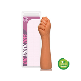 Prótese Realística em Formato de Braço com Punho Fechado em PVC Atóxico - Hand Fist | 35 x 7,8 cm