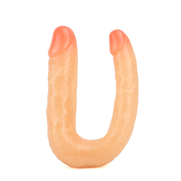 Prótese Peniana Dupla em PVC com Glande Definida, Tamanho Gradual e Veias - Chisa Her-Her Overlap #03 | 37 x 3,3 cm
