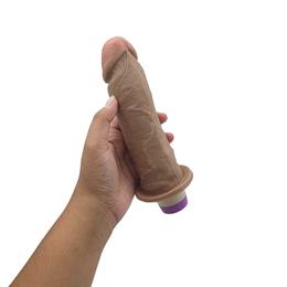 Prótese Peniana em TPE com Glande Definida, Veias e Vibração Multivelocidade - Magic Sexy | 18,5 x 4,4 cm | Disponível em 3 Cores
