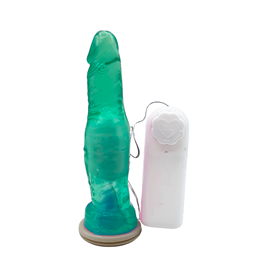 Prótese Realística em Jelly com Vibro Multivelocidade e Cinta Ajustável - Magic Sexy | 14 x 3 cm | Disponível em 8 Cores