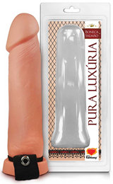 Capa Peniana em PVC com Textura Suave e Cinta Elástica- Pura Luxúria |21 x 5 cm