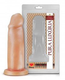 Foto 1 do produto Pura Luxúria - Prótese com Formato de Pênis com Glande Definida e Corpo Liso - 12,5 x 3,6 cm | Modelo: 1230A.B