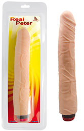 Real Peter Destroyer - Prótese Realística em Formato de Pênis com Veias Super Salientes e Vibro Multivelocidade - 27 x 4,3 cm
