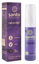 Gel Retardante de Ejaculação e Prolongador de Ereção - Santo Cosméticos Funcionais Retarder | 15 G