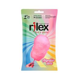 Preservativo Lubrificado no Aroma de Algodão Doce - Rilex Aromatizados - 3 Unidades