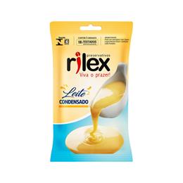 Preservativo Lubrificado no Aroma de Leite Condensado - Rilex Aromatizados - 3 Unidades