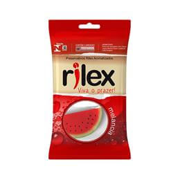Preservativo Masculino Lubrificado com Aroma de Melancia - Rilex Aromatizados - 3 Unidades