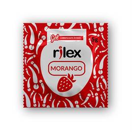 Gel Lubrificante Íntimo em Sachê - Rilex - 5g | Aroma: Morango
