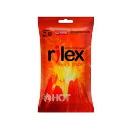 Preservativo Lubrificado com Sensação que Aquece - Rilex Sensações Hot | 3 Unidades