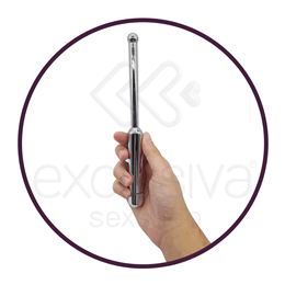 Runyu Vibrating Urethal Sound - Penetrador de Uretra com 20 Modos de Vibrações - 19,5 x 0,9 cm