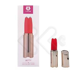 Vibrador no Formato de Batom Recarregável em Silicone com 9 Modos de Vibração e Modo de Choque - S-Hande Betty | 10,4 x 2,4 cm