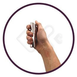 Vibrador no Formato de Batom Recarregável em Silicone com 9 Modos de Vibração e Modo de Choque - S-Hande Betty | 10,4 x 2,4 cm
