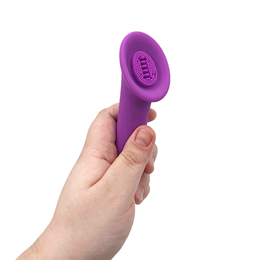 Massageador de Clítoris e Mamilos, Recarregável com 9 Modos de Vibração e Carregamento via USB - S-Hande Glory | 10,5 x 5,5 cm | Disponível em 2 Cores