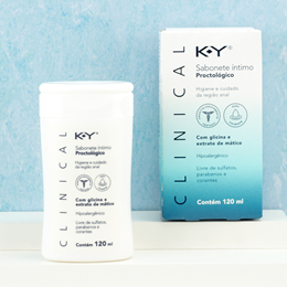 Sabonete Íntimo Proctológico Com Glicina e Extrato de Mático - K-Y Clinical | 120 ml