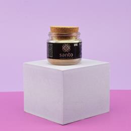 Vela Vegana Beijável com Sensação de Esquenta e Esfria - Santo Flamme D'Amour Sado - 30g | Sabor: Uva de Provence