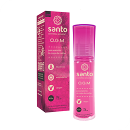 Gel Excitante Feminino com Fórmula Vegana e Fitoativos - Santo Funcionais O.G.M (Orgasm) | 40 g