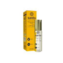Perfume Sensual Feminino Afrodisíaco e Estimulante de Feromônios - Santo Cosméticos Nicole Puzzi Deo-Colônia Flowers | 15 ml
