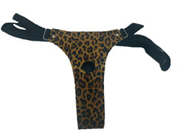 Foto 1 do produto Cinta Fio Dental para Próteses Penianas - Sensual Import | Estampa: Leopardo