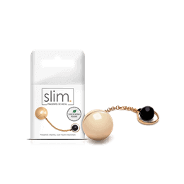 Pingente Vaginal Feito em Metal com Berloque em Forma de Bola com Argola, São Livres de Metais Pesados - Sexy Fantasy Slim | 2,3 cm