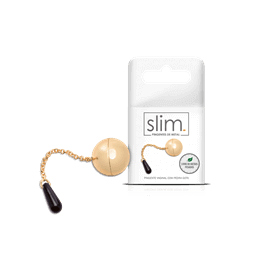 Pingente Vaginal Feito em Metal com Berloque em Forma de Gota, São Livres de Metais Pesados - Sexy Fantasy Slim | 2,4 cm