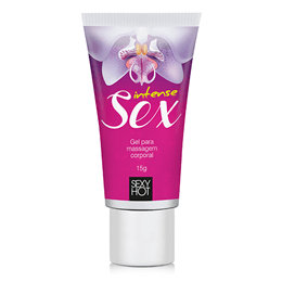 Gel Excitante Feminino com Efeito que Esquenta e Esfria com Menthol, Cravo, Jambu e Arginina - Sexy Hot Intense Sex | 15g