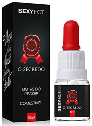 Gel Aromatizado Comestível - Sexy Hot O Segredo | 10 ml
