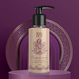 Óleo Tântrico para Massagem Lingam e Yoni - Sexy Hot Tantra | 200 ML